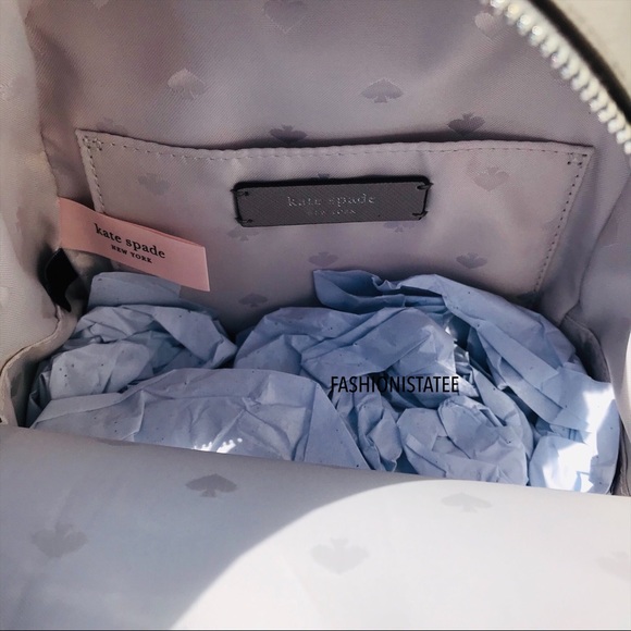 kate spade mini convertible backpack cherrywood - Picture 6 of 8